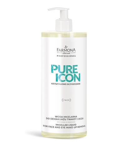 pure-icon_woda-micelarna_600x700.jpg  FARMONA PURE ICON Woda micelarna płyn micelarny do demakijażu twarzy i oczu 500 ml