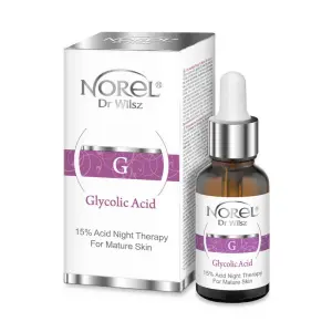 NOREL Glycolic Acid Kuracja kwasowa 15% na noc dla cery dojrzałej 30 ml 