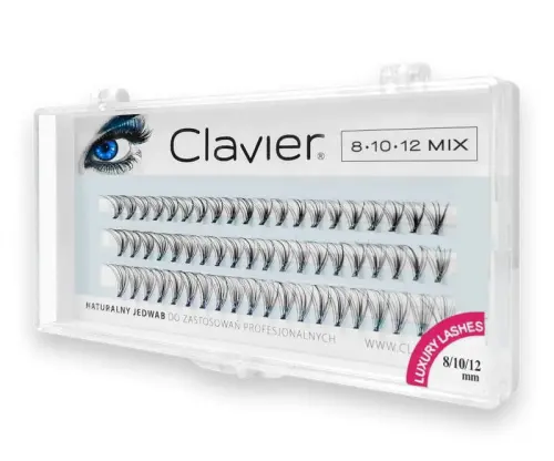 8-10-12-mix-Boczek-800x667.jpg  Kępki Rzęs Clavier Classic Mix, Opakowanie – 8/10/12mm