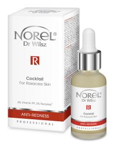 NOREL Anti-Redness Koktajl na Trądzik Różowaty z witaminą PP i ekstraktem z mimozy 30 ml