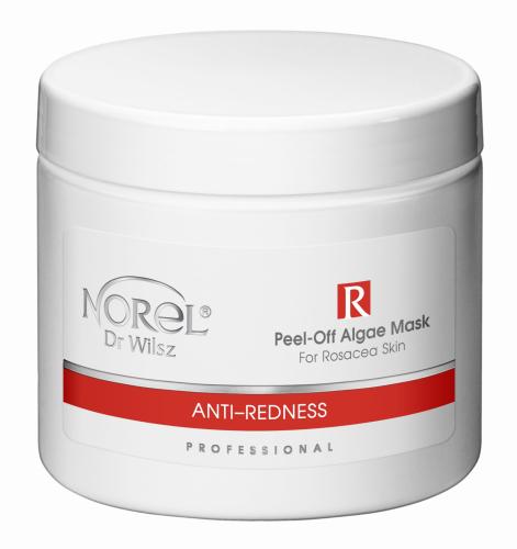 PN 195_Face_Algae_Mask_Peel-Off_Algae_Mask_For_Rosacea_Skin_2.jpg  NOREL Maska algowa plastyczna na trądzik różowaty 250 g