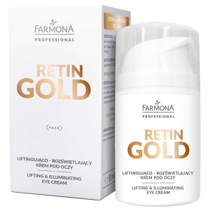 FARMONA RETIN GOLD Liftingująco - rozświetlający krem pod oczy 50ml