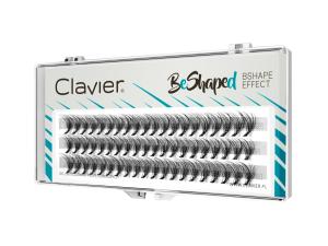Clavier Kępki Rzęs BeShaped MIX 8-10-12 mm, (skręt B) opakowanie