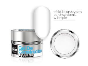 MOLLON PRO Gel De Construction UV/LED 07 SNOWY WHITE 15ml