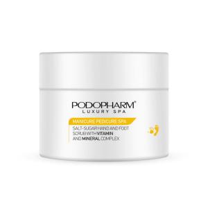 PODOPHARM MANICURE PEDICURE SPA Peeling solno-cukrowy z kompleksem witamin i minerałów, 300 g 