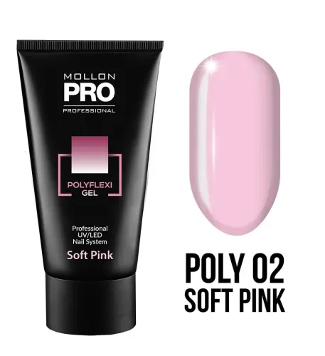 mollon_pro_polyflexi_02.jpg  MOLLON PRO PolyFlexy Gel 02 SOFT PINK 60 ml