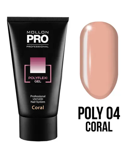 mollon_pro_polyflexi_04.jpg  MOLLON PRO PolyFlexy Gel 06 CORAL 60 ml