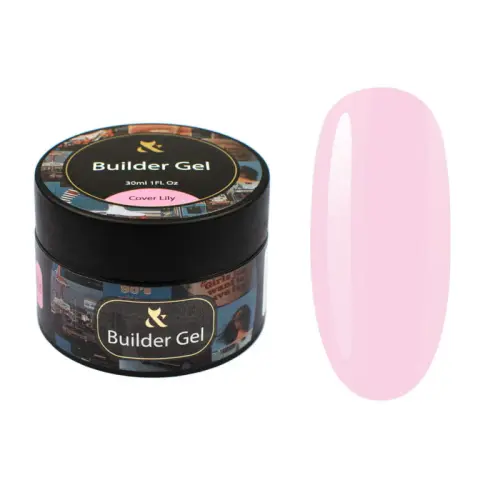 builder-gel_cover-lily-1-fox.jpg  F.O.X Nails Professional - Builder Gel Cover Lily - Żel Budujący - 30 ml 