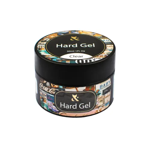 Hard-Gel_Cover-Clear.jpg  F.O.X Nails Professional - Hard Gel Clear - Żel Budujący - 30 ml 