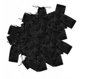 Bokserki męskie jednorazowe czarne 10 szt. L