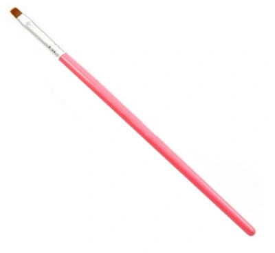 PEDZELEK-DO-ZELU-ZDOBIEN-2-ROZOWY-PINK.webp  Pędzelek do żelu pink kwadratowy prosty #2