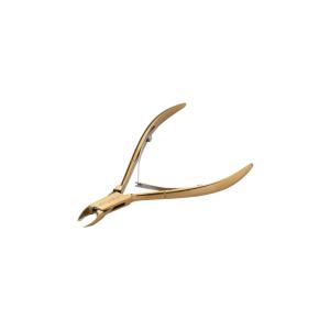 Aba Group Cążki do skórek - dwusprężynowe, złote, 3mm