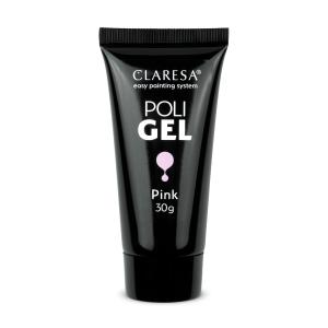 Claresa Poli Gel żel budujący PINK 30g