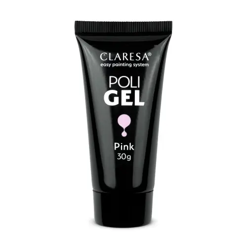 Claresa-Poli-Gel-zel-budujacy-pink-30g.jpg  Claresa Poli Gel żel budujący PINK 30g