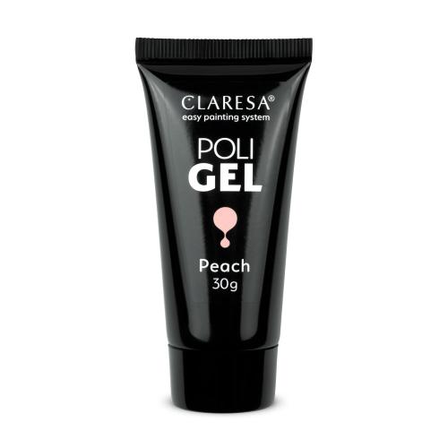 Claresa-Poli-Gel-zel-budujacy-peach-30g.jpg  Claresa Poli Gel żel budujący PEACH 30g