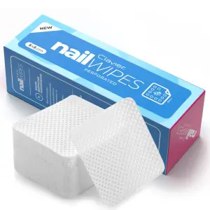 Perforowane waciki bezpyłowe do paznokci Clavier Nail Wipes – 325 szt.