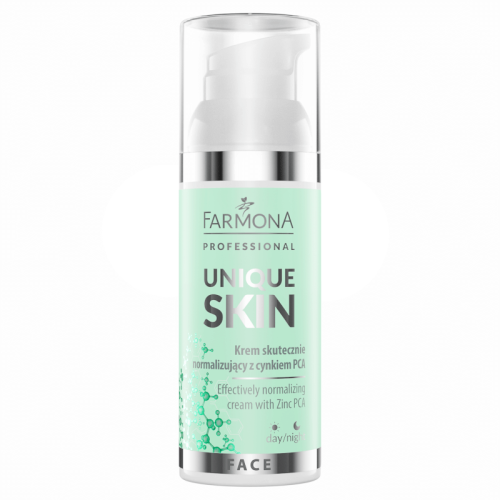 unique-skin-krem-intensywnie-normalizujacy.png  Farmona UNIQUE SKIN Krem skutecznie normalizujący z cynkiem PCA 50ml