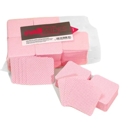 IMG_6962.jpg  Clavier Perforowane waciki do paznokci, bezpyłowe Nail Wipes – 600 szt.,różowe kropki/kwiatki