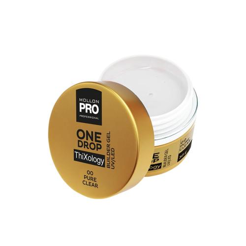 00_CLEAR_ONE_DROP_THIXOLOGY_BUILDER_GEL_30ml_Mollon_PRO.jpg  MOLLON PRO ONE DROP ThiXology Builder Gel 00 Pure Clear 0 ml  