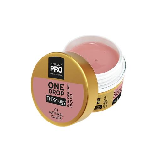 02_NATURAL_COVER_ONE_DROP_THIXOLOGY_BUILDER_GEL_30ml_Mollon_PRO.jpg  Mollon PRO ONE DROP ThiXology Builder Gel 02. Natural Cover 30 ml