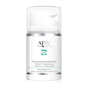 APIS Mix kwasów do eksfoliacji Fitowy + Pirogronowy + Mlekowy + Ferulowy 40% Apis 50 ml