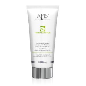 APIS HYDRO EVOLUTION Enzymatyczny peeling gruszkowy do twarzy z lawą wulkaniczną 2w1 / 200 ml