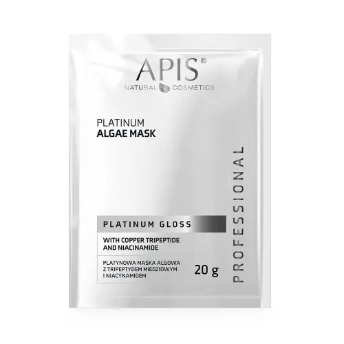 102745.jpg  APIS PLATINUM GLOSS Platynowa maska algowa z tripeptydem miedziowym i niacynamidem / 20 g