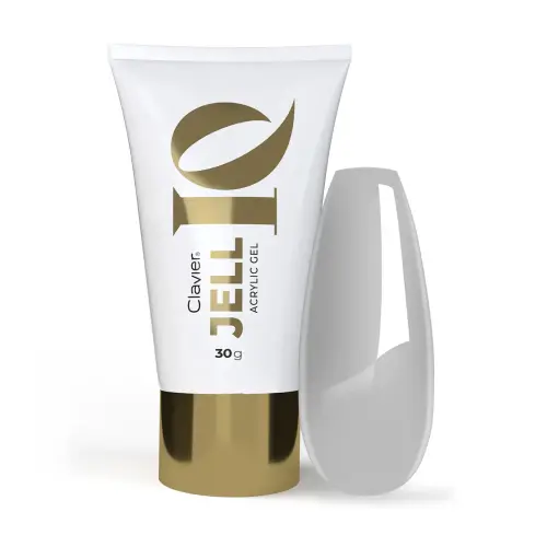 Jell-IQ-02-clear-glowne.webp  CLAVIER Akrylożel do przedłużania paznokci JEELIQ  02 Clear 30g