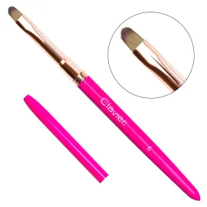 Clavier Pędzelek do żelu MAGENTA 6mm nr. 04