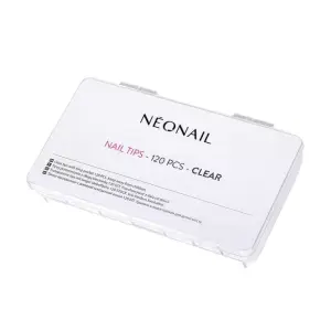  NEONAIL Tipsy przezroczyste 120 szt. z długą kieszonką