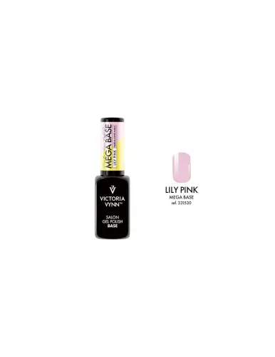 VICTORIA-VYNN - BAZA-HYBRYDIWA-LILY PINK.jpg  Victoria Vynn Baza Gel Polish Mega Base  Lily Pink 8ml