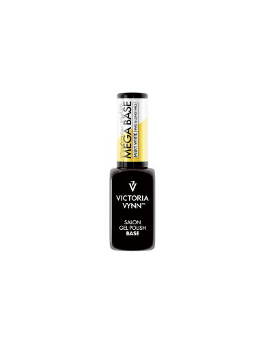 VICTORIA-VYNN-MEGA-BASE-MILKY -WHITE.png  Victoria Vynn Baza Gel Polish Mega Base  Milky White 8ml
