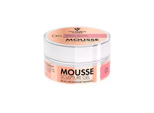 dirty-blush-15 ml.webp  Victoria Vynn Mus-Żel budujący 06 Dirty Blush Mousse Sculpture Gel 15 ml
