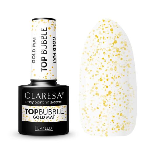 TOP-BUBBLE_GOLD-MAT.jpg  Claresa Top Bubble Gold Matt No wipe -5g