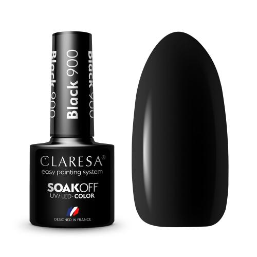black-900-czarny-lakier-hybrydowy-do-paznokci.jpg  Claresa Lakier hybrydowy BLACK 900 - 5g