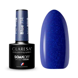 CLARESA LAKIER HYBRYDOWY BLUE 714 - 5g 