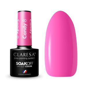 CLARESA LAKIER HYBRYDOWY CANDY 8 - 5g 