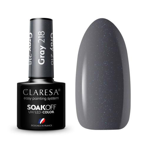 GRAY 218.jpg  CLARESA LAKIER HYBRYDOWY GRAY 218 -  5g