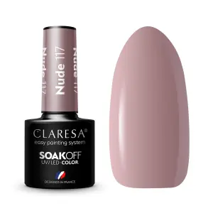 Claresa Lakier hybrydowy NUDE 117 -5g 