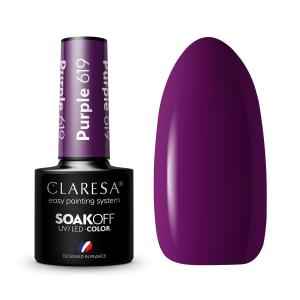 CLARESA LAKIER HYBRYDOWY PURPLE 619 - 5g