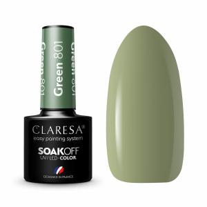 Claresa Lakier hybrydowy GREEN 801 - 5g