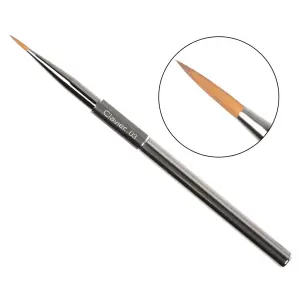 Clavier Pędzelek do zdobień akrylowych 03 srebrny – 10mm