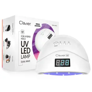 Lampa UV LED do Paznokci, Lustro – CLAVIER – Q1, Hybryd, Żeli 48W