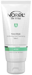 NOREL ACNE Maska rozpulchniająco – oczyszczająca 2w1 200 ml 