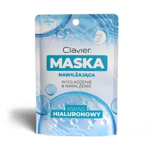 Clavier Maska do twarzy w płacie - nawilżająca, wygładzająca, 25ml