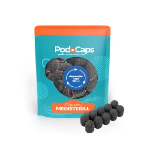 Clavier Kapturki ścierne PodoCaps Medisterill do pedicure, 10mm, 240 grit – 10szt.