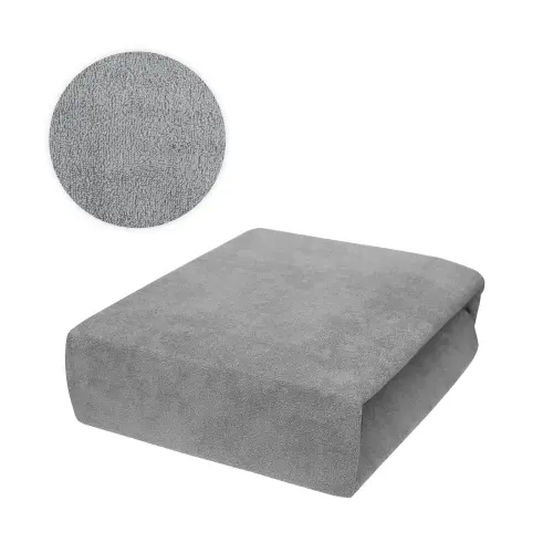 Przescieradlo-frotte-na-fotel-kosmetyczny-Aba-Group-SZARE.jpg  Aba Group Prześcieradło frotte na fotel kosmetyczny SZARE  95 x 205 cm 