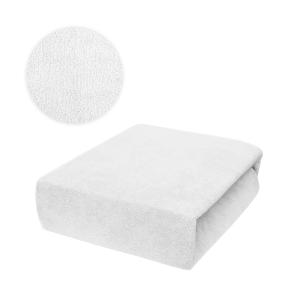 Aba Group Prześcieradło frotte na fotel kosmetyczny BIAŁE 95 x 205 cm