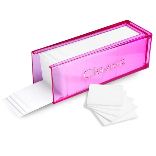 waciki-bezpylowe-clavier-nail-wipes-325-szt..jpg  Clavier Waciki bezpyłowe Nail Wipes 325 szt. Clavier w pojemniku
