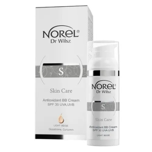 norel-krem-bb-antyoksydacyjny-spf30-jasny-bez-skin-care.webp  Norel Krem BB antyoksydacyjny, SPF 30, UVA, UVB Light Beige (jasny beż)